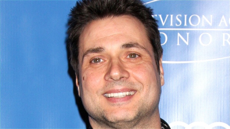 Adam Ferrara Face Blue Background