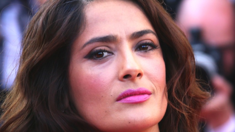 Salma Hayek in glamorous makeup