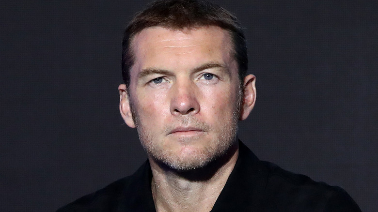 Sam Worthington staring