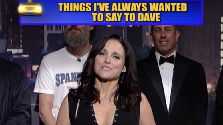 Julia Louis-Dreyfus on David Letterman's final episode