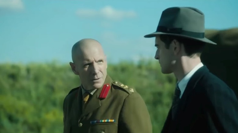 Duncan Sinclair giving orders on X Company