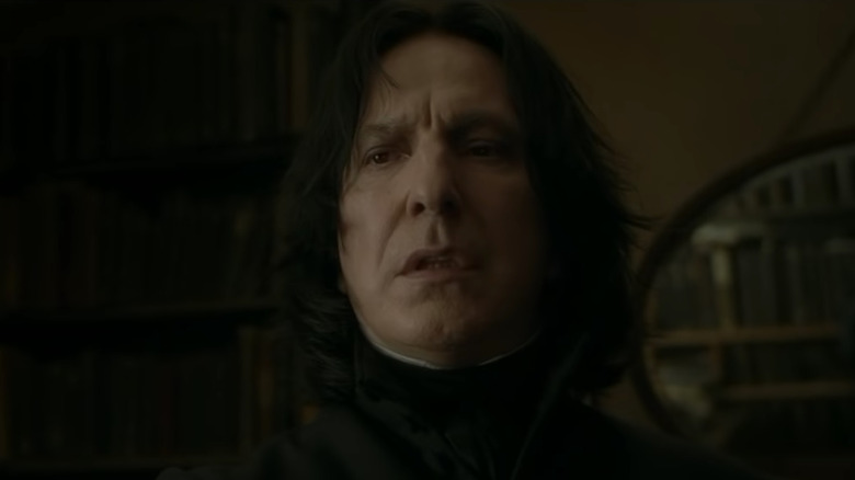 Alan Rickman as Severus Snape in Harry Potter and the Deathly Hallows