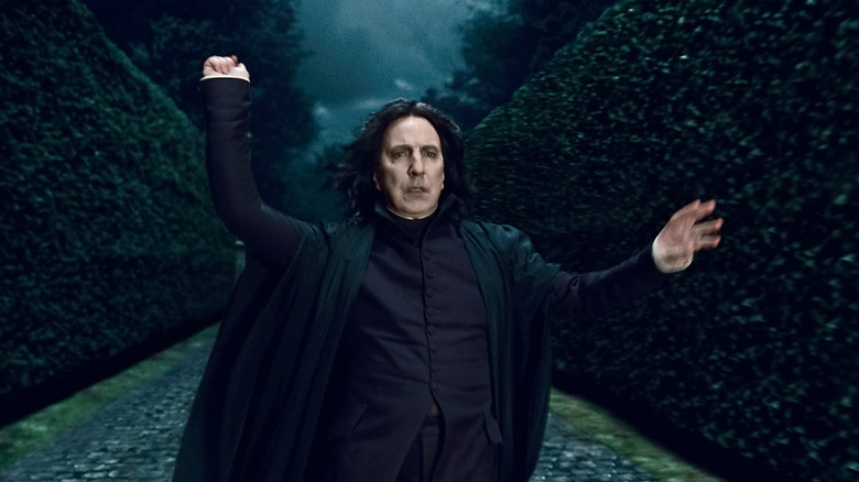 Alan Rickman as Severus Snape