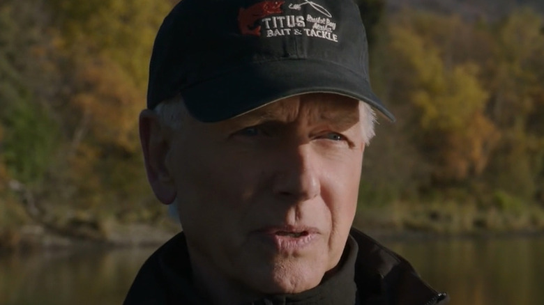 Mark Harmon with hat