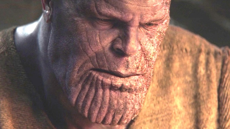 Close-up of Thanos