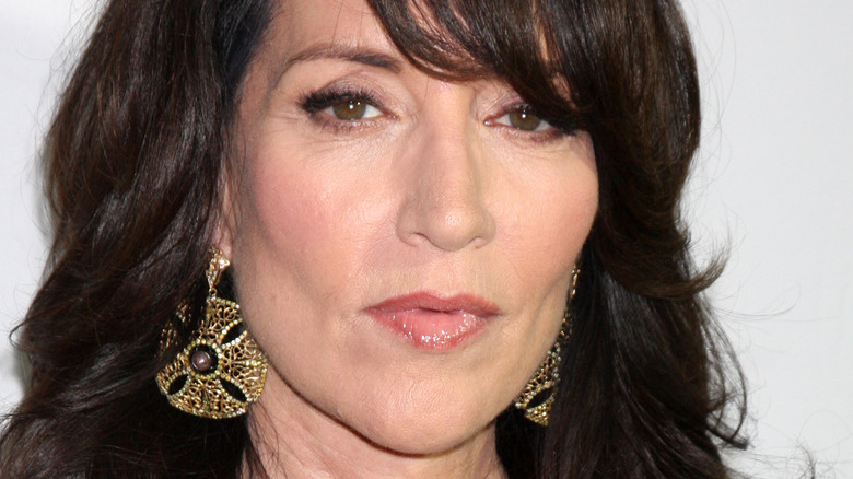 Katey Sagal looking serious