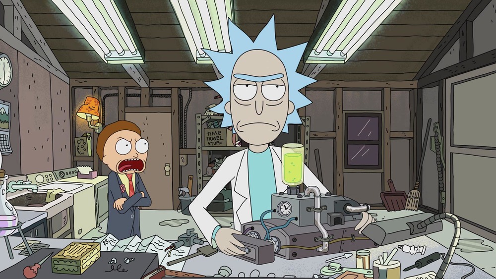 Rick and Morty in Rick Potion No. 9