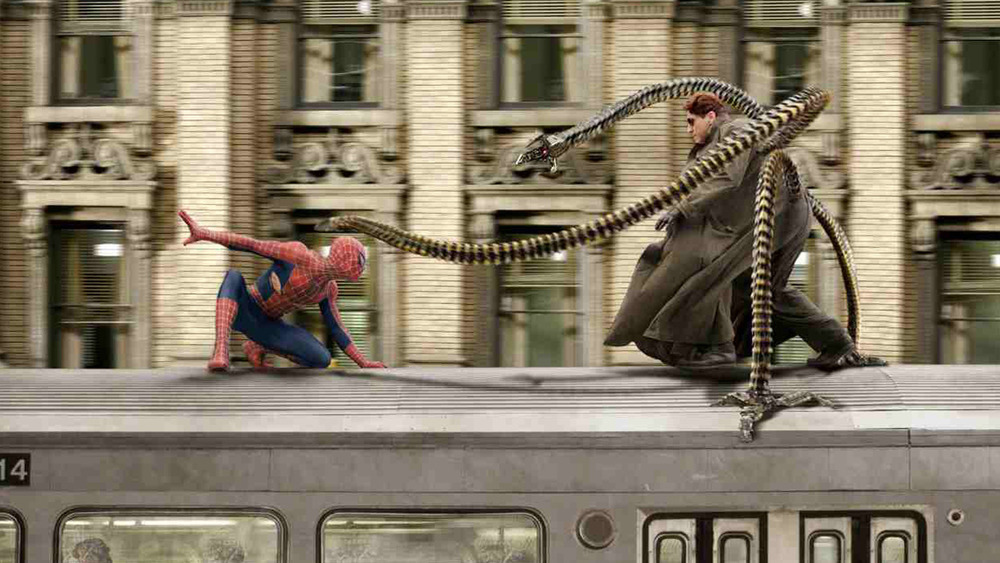 Spider-Man Doctor Octopus train fight