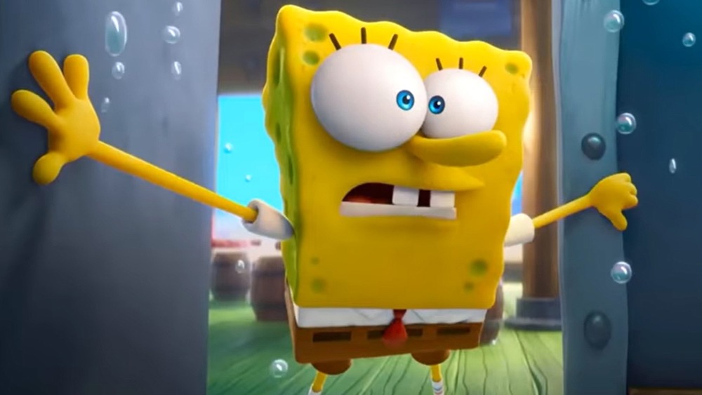 Tom Kenny as SpongeBob SquarePants in The Spongebob Movie: Sponge on the Run