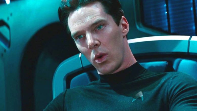 Khan in Captain's chair