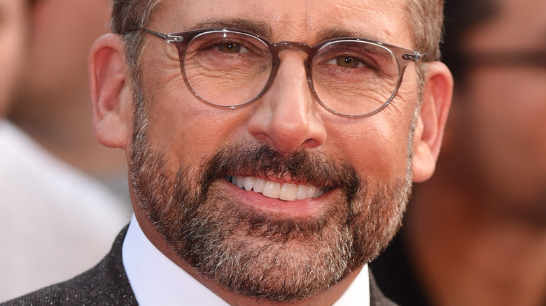 Steve Carell smiles