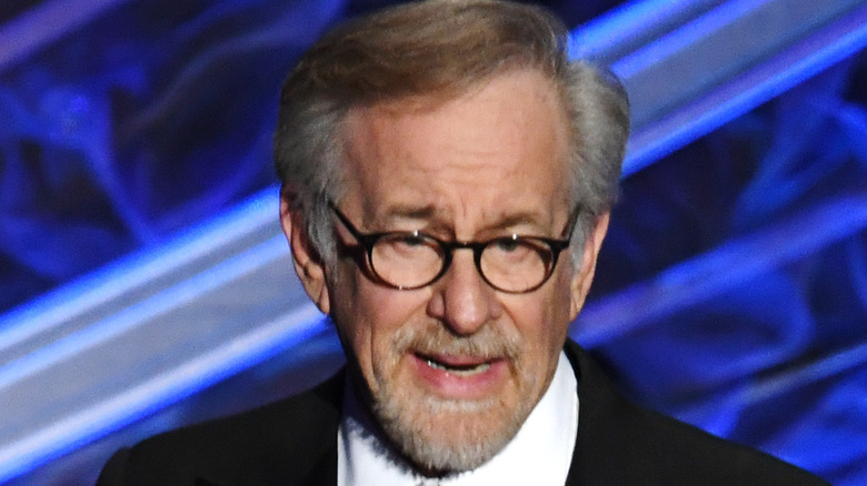 Steven Spielberg posing