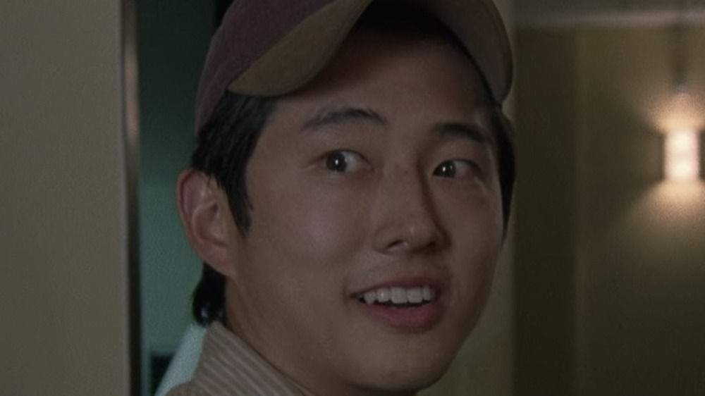 Steven Yeun smiling