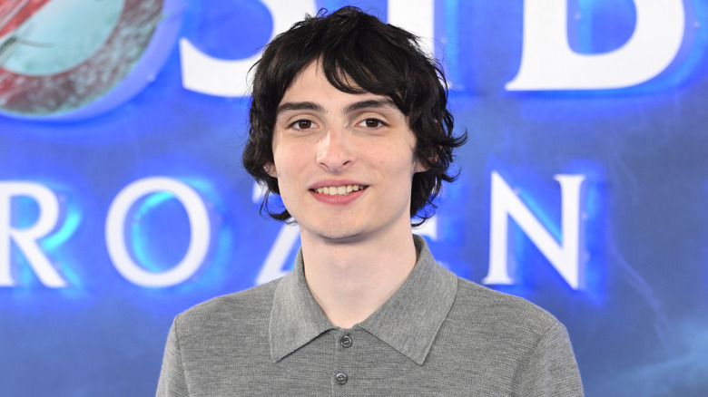Finn Wolfhard smiling