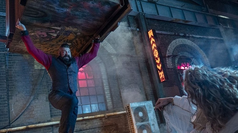 Zangief lifting up a dumpster to defeat Ryu in Street Fighter (2026)