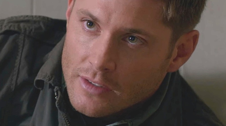 Jensen Ackles looks grim as Dean Winchester on Supernatural