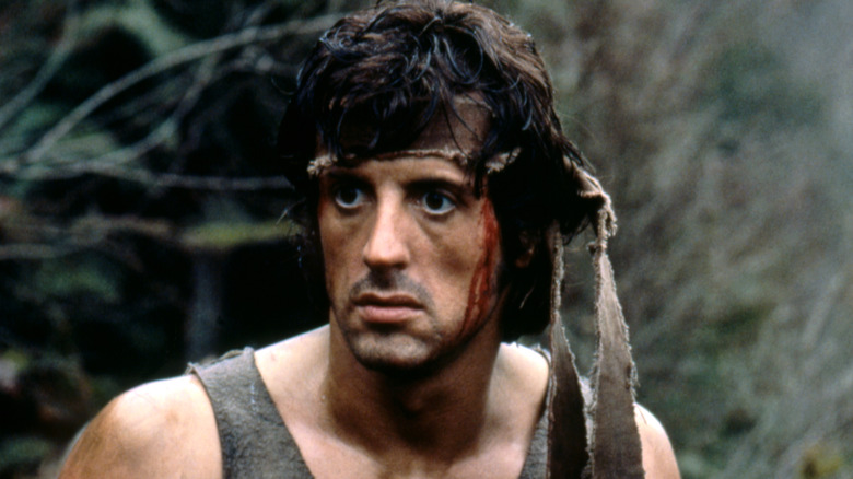 John Rambo in the jungle