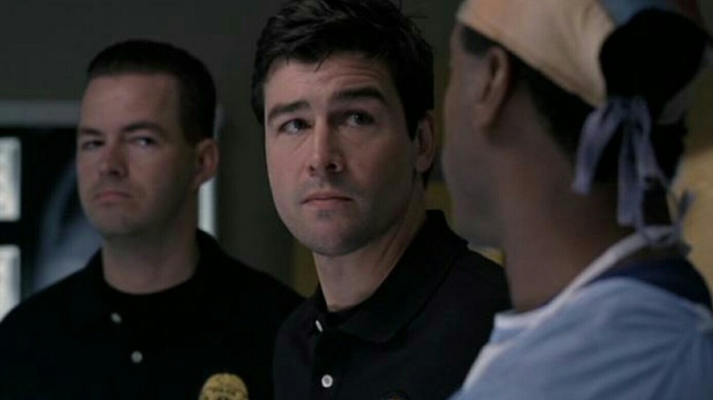 Dylan looking at Dr. Burke