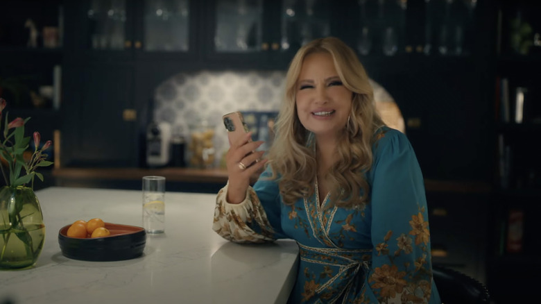 Jennifer Coolidge on phone