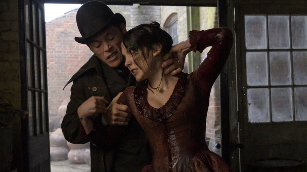 Burn Gorman and Millie Bobby Brown in Enola Holmes