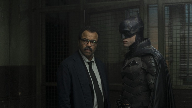 Batman and Jim Gordon at the GCPD