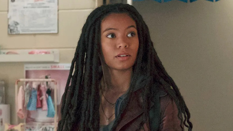 Marie looks askance in 