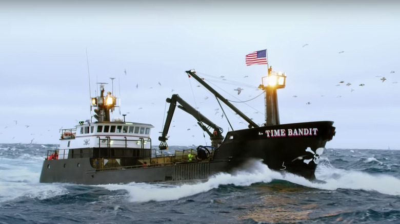 F/V Time Bandit in choppy waters