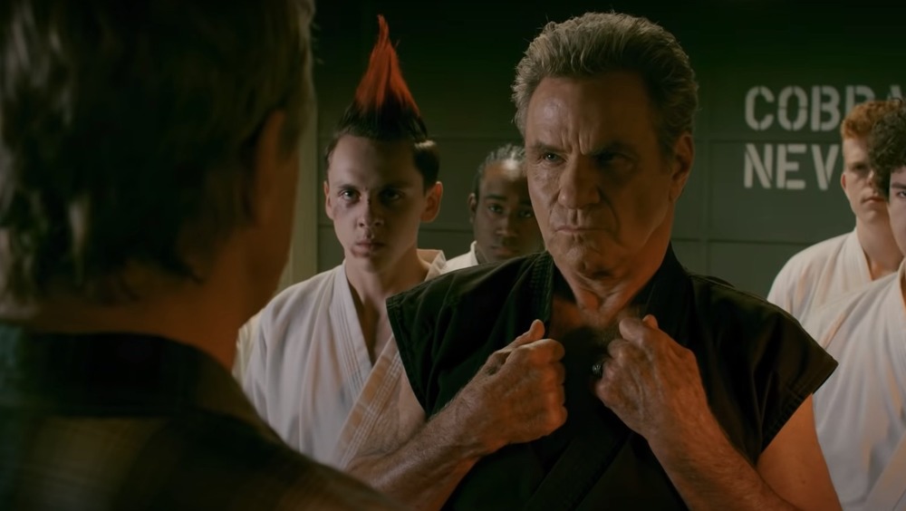 Hawk and Kreese in Cobra Kai trailer