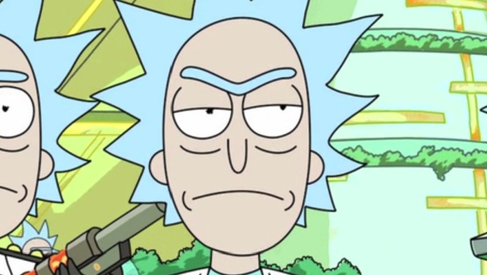 Rick Sanchez annoyed