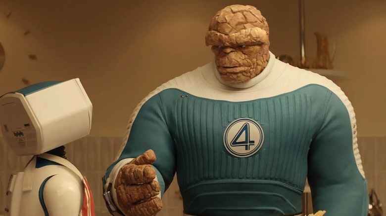 H.E.R.B.I.E. and The Thing cooking in The Fantastic Four: First Steps (2025)