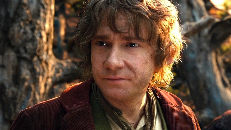 Bilbo Baggins with muddied face