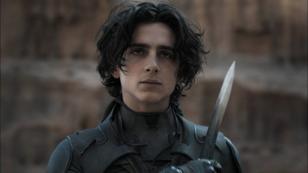 Timothée Chalamet as Paul Atreides in 2021's Dune