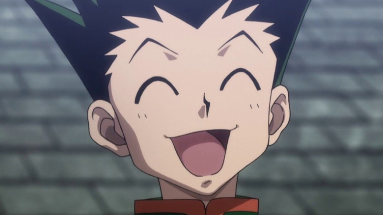 Gon Freecss laughing