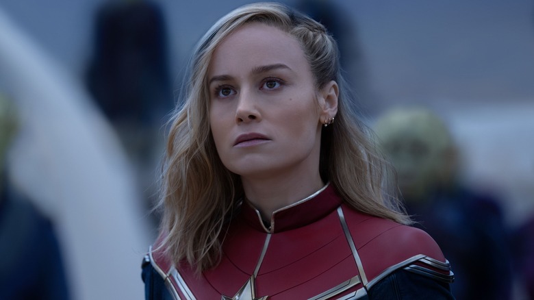 Carol Danvers staring