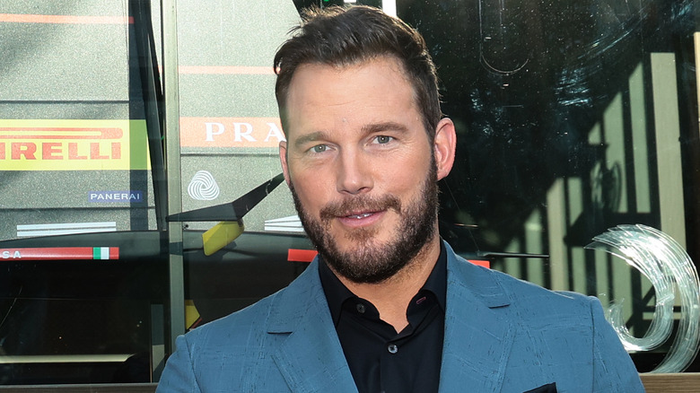 Chris Pratt at event smiling