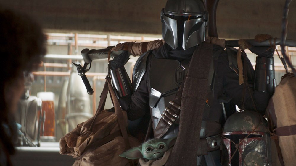 Pedro Pascal as Mando in The Mandalorian