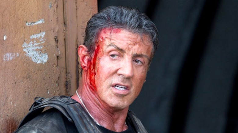 Sylvester Stallone Bloody Expendables