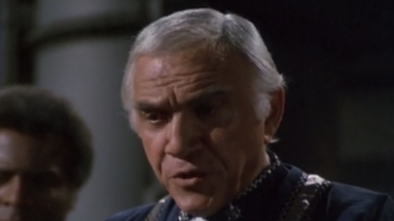 Commander Adama talking