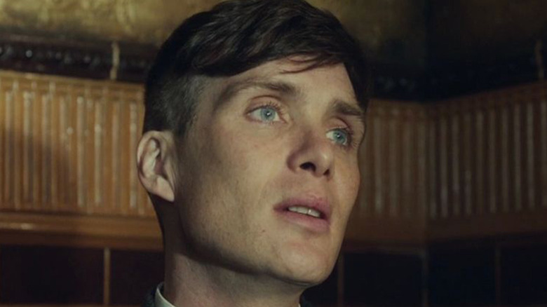 Tommy Shelby tilting head