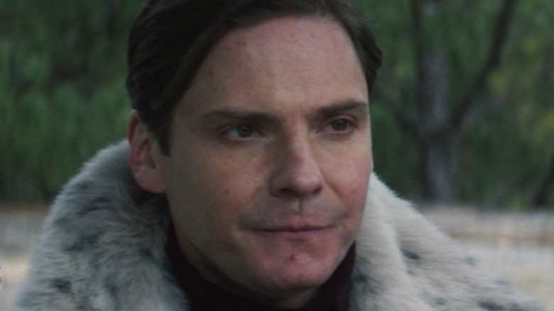 Baron Zemo listening to Bucky Barnes