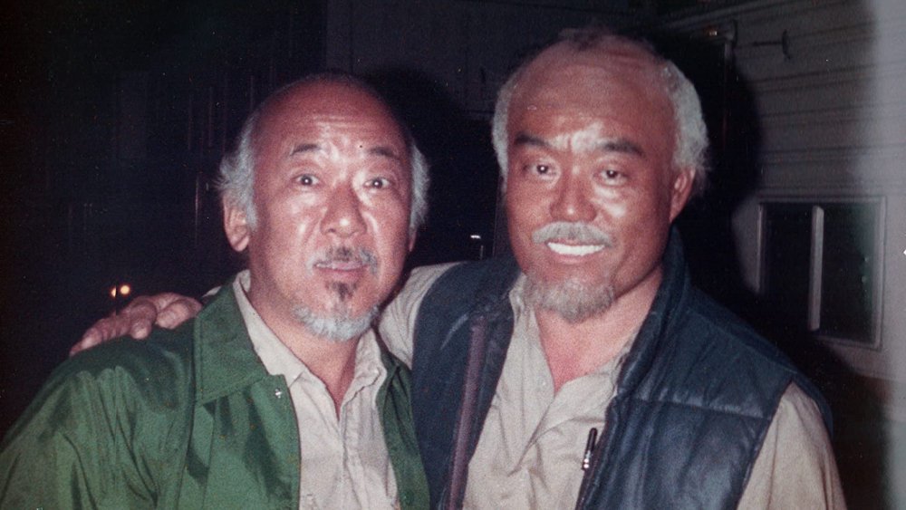 Pat Morita and Fumio Demura