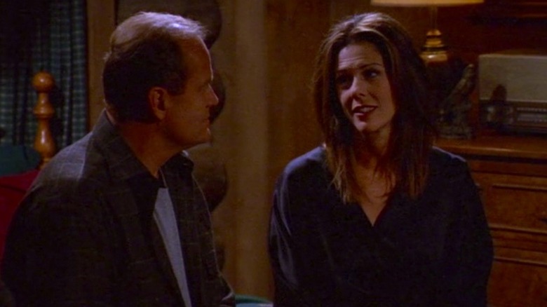 Frasier Crane and Mia talking