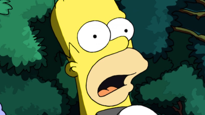 Homer Simpson surprised
