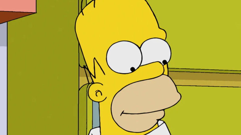 Homer Simpson smiling