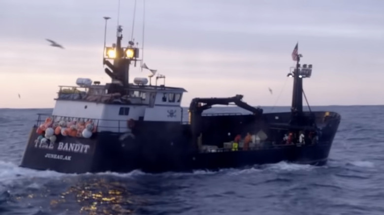 The Time Bandit sailing at sea