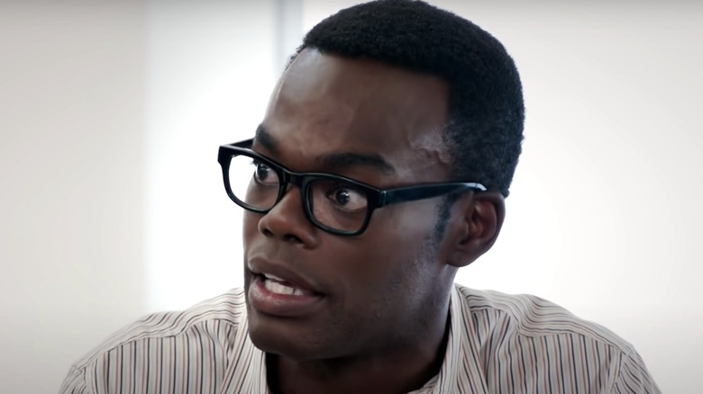 Chidi talking The Good Place