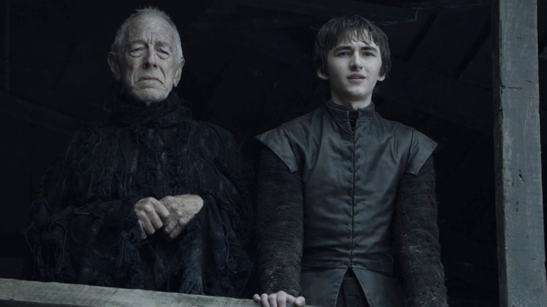 Bran Stark, Three-Eyed Raven standing Game of Thrones 