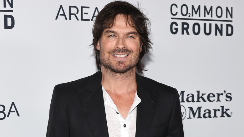Ian Somerhalder smiling