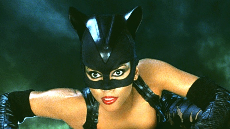 Catwoman preparing to pounce
