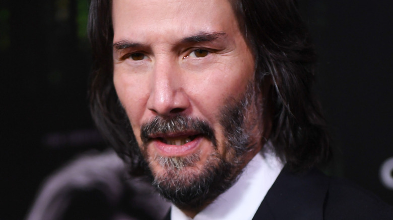 Keanu Reeves at a premiere